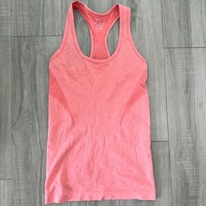 Women’s Coral Seamless Racerback Tank Top